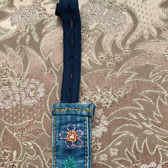 NEW hand sewn adjustable small pet collar - Picture 2 of 5